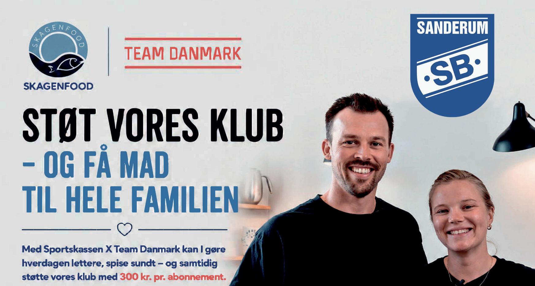 SPIS GODT – OG STØT SANDERUM BOLDKLUB!