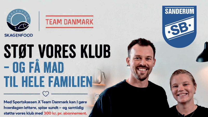 SPIS GODT – OG STØT SANDERUM BOLDKLUB!